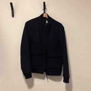 Reiss Black Zip-Up Jacket